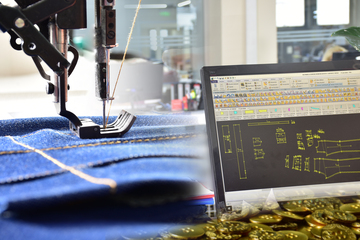 Cutting, sewing, washing